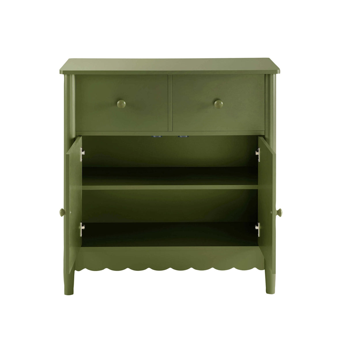 Betty 2 Door Sideboard with Drawers - Olive - DUSK
