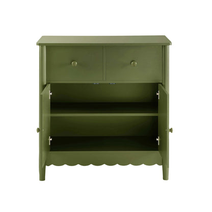 Betty 2 Door Sideboard with Drawers - Olive - DUSK