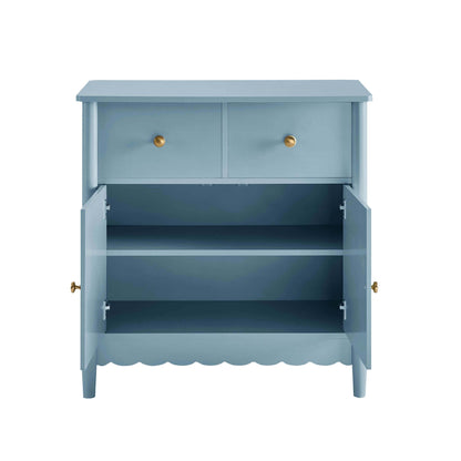Betty 2 Door Sideboard with Drawers - Sky Blue - DUSK