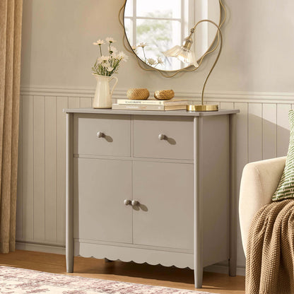 Betty 2 Door Sideboard with Drawers - Taupe - DUSK