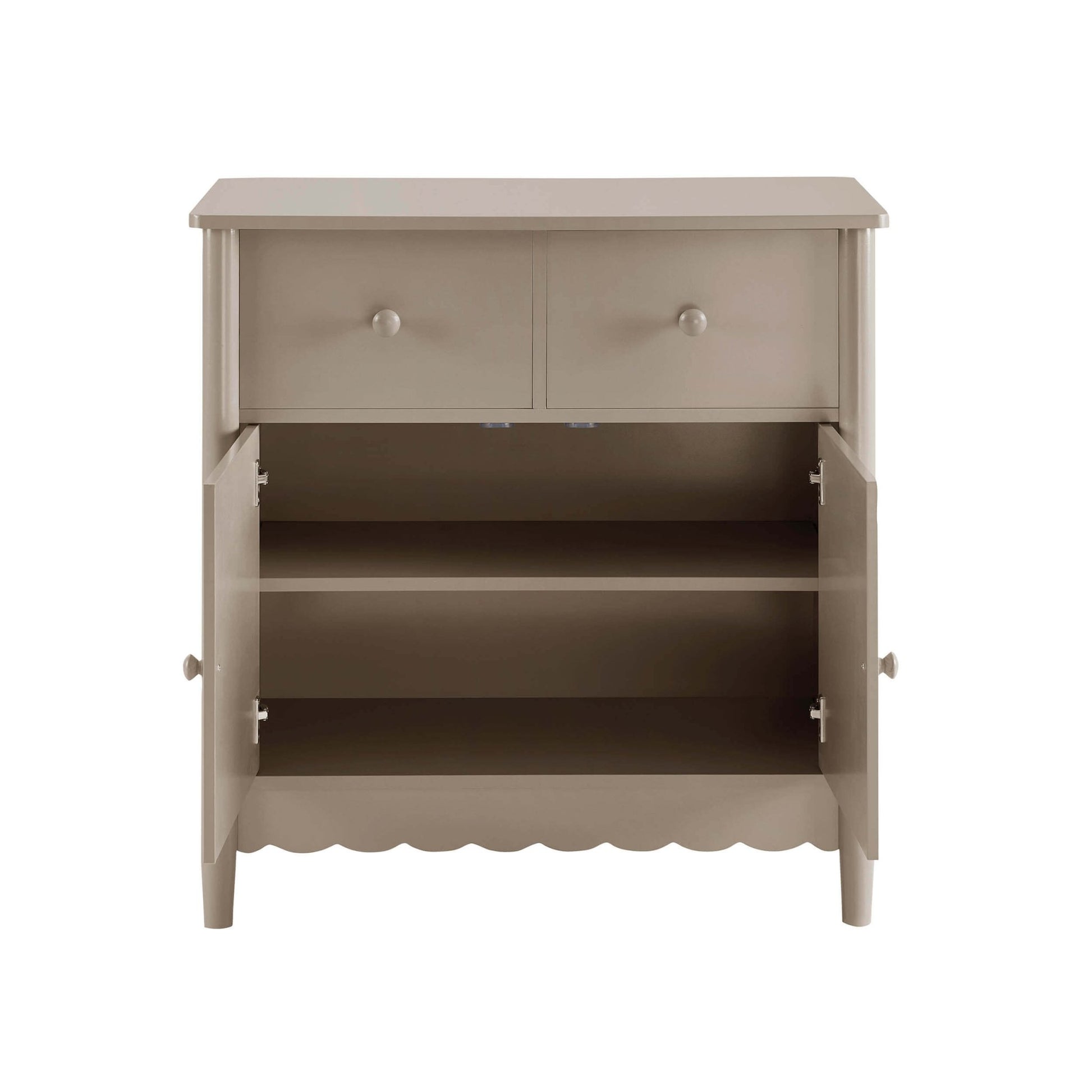 Betty 2 Door Sideboard with Drawers - Taupe - DUSK