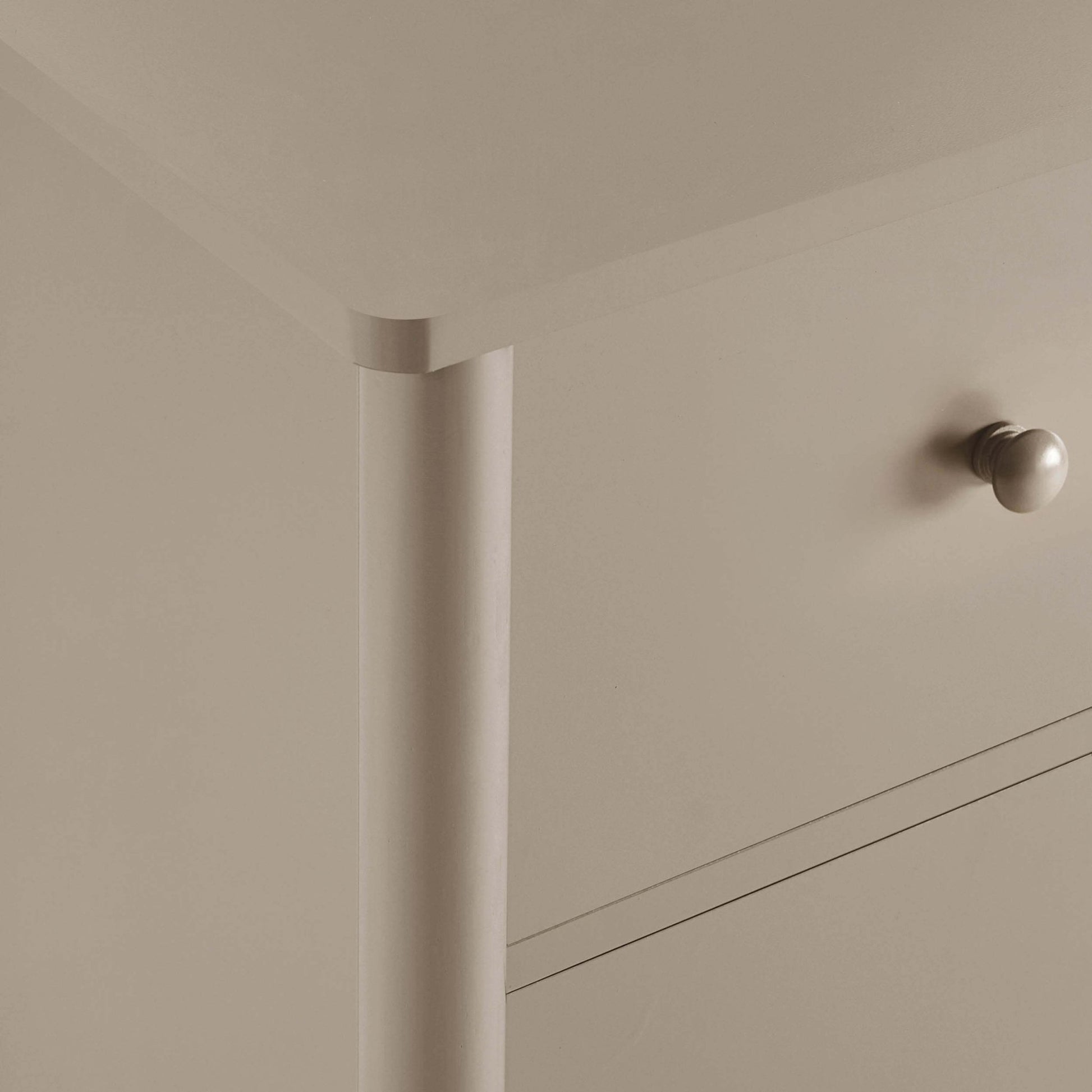 Betty 2 Door Sideboard with Drawers - Taupe - DUSK