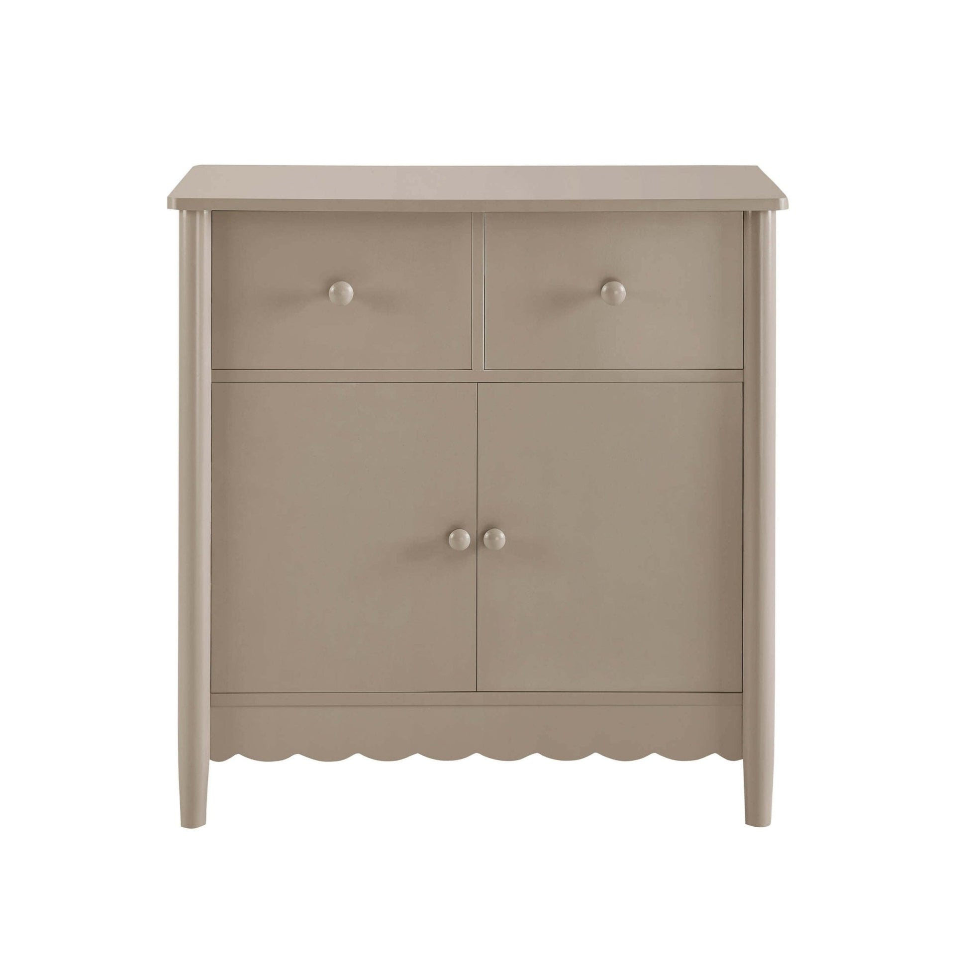 Betty 2 Door Sideboard with Drawers - Taupe - DUSK