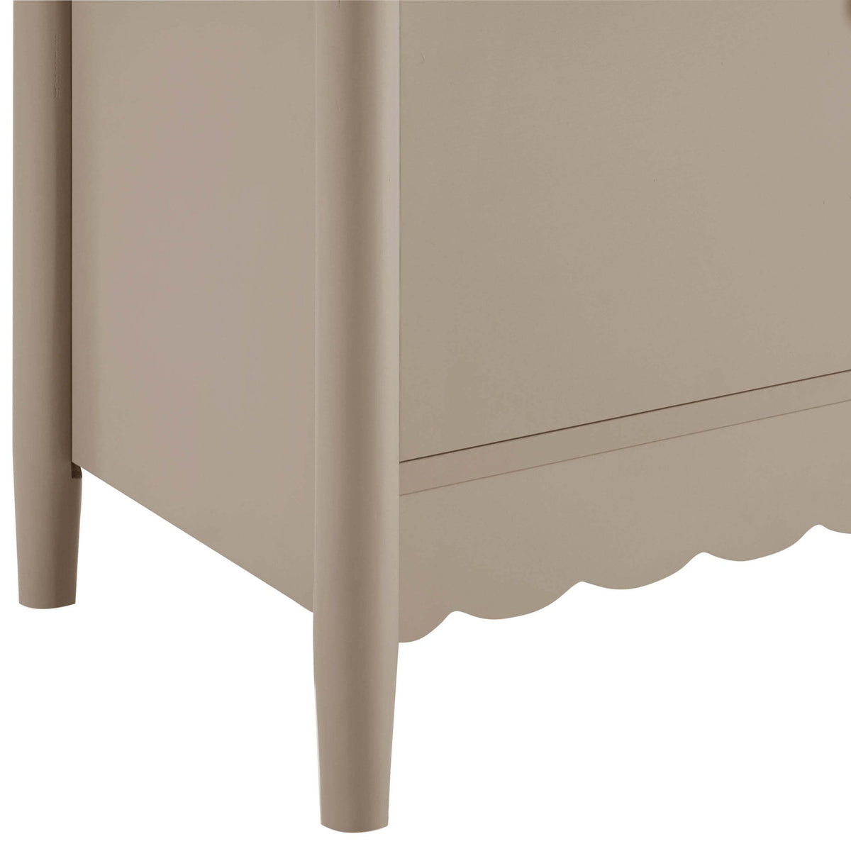 Betty 2 Door Sideboard with Drawers - Taupe - DUSK