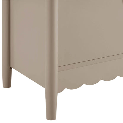 Betty 2 Door Sideboard with Drawers - Taupe - DUSK