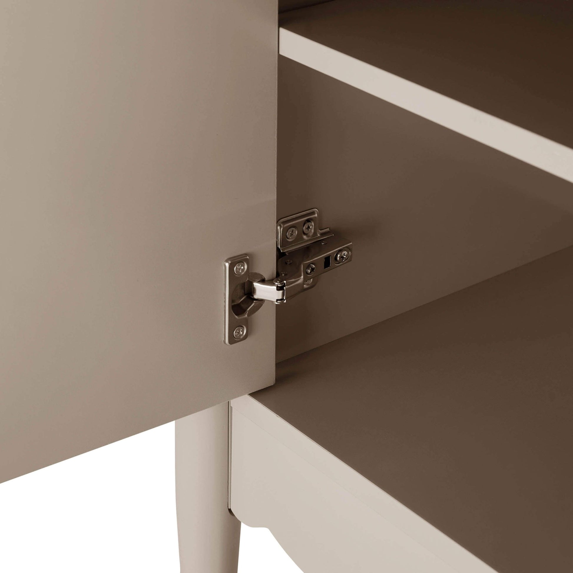 Betty 2 Door Sideboard with Drawers - Taupe - DUSK