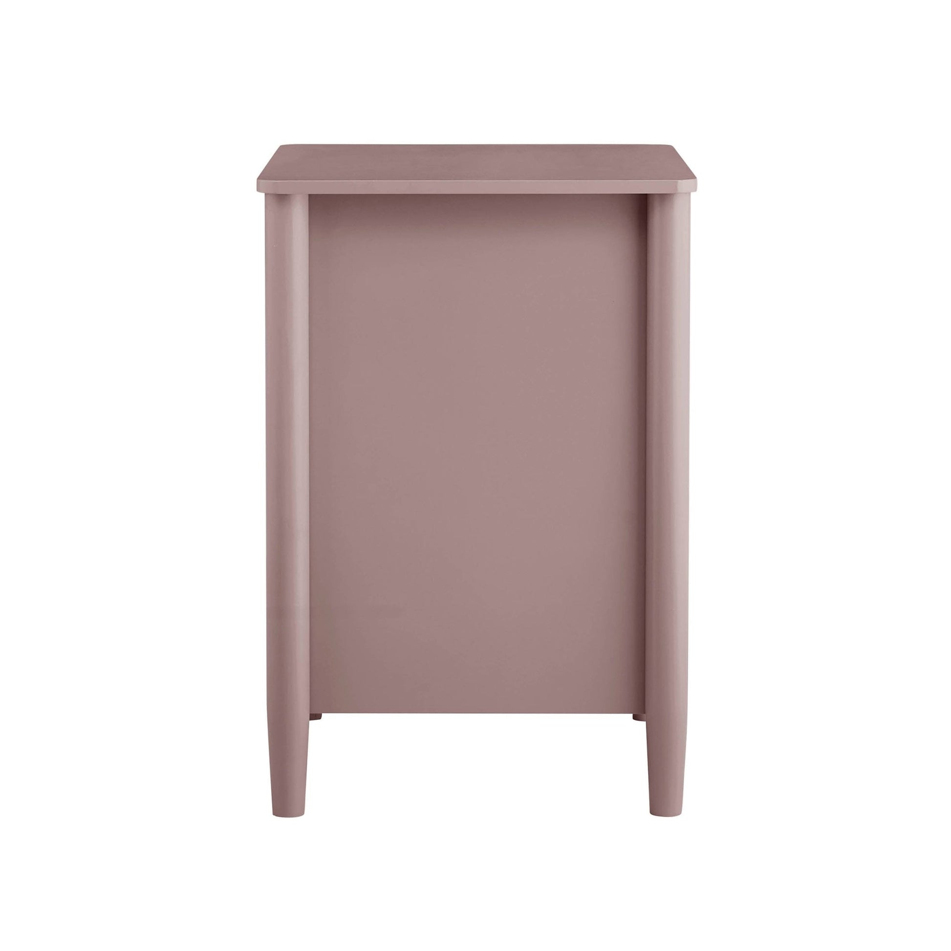 Betty 2 Drawer Bedside Table - Dusty Mauve - DUSK