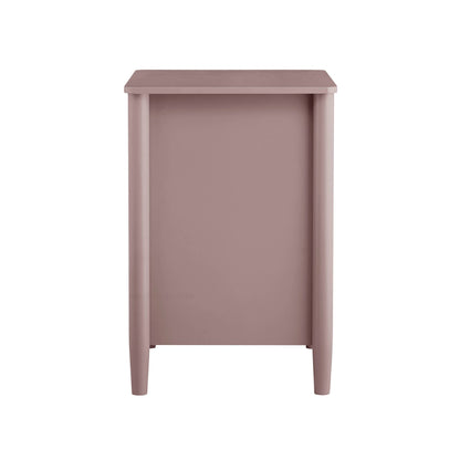 Betty 2 Drawer Bedside Table - Dusty Mauve - DUSK