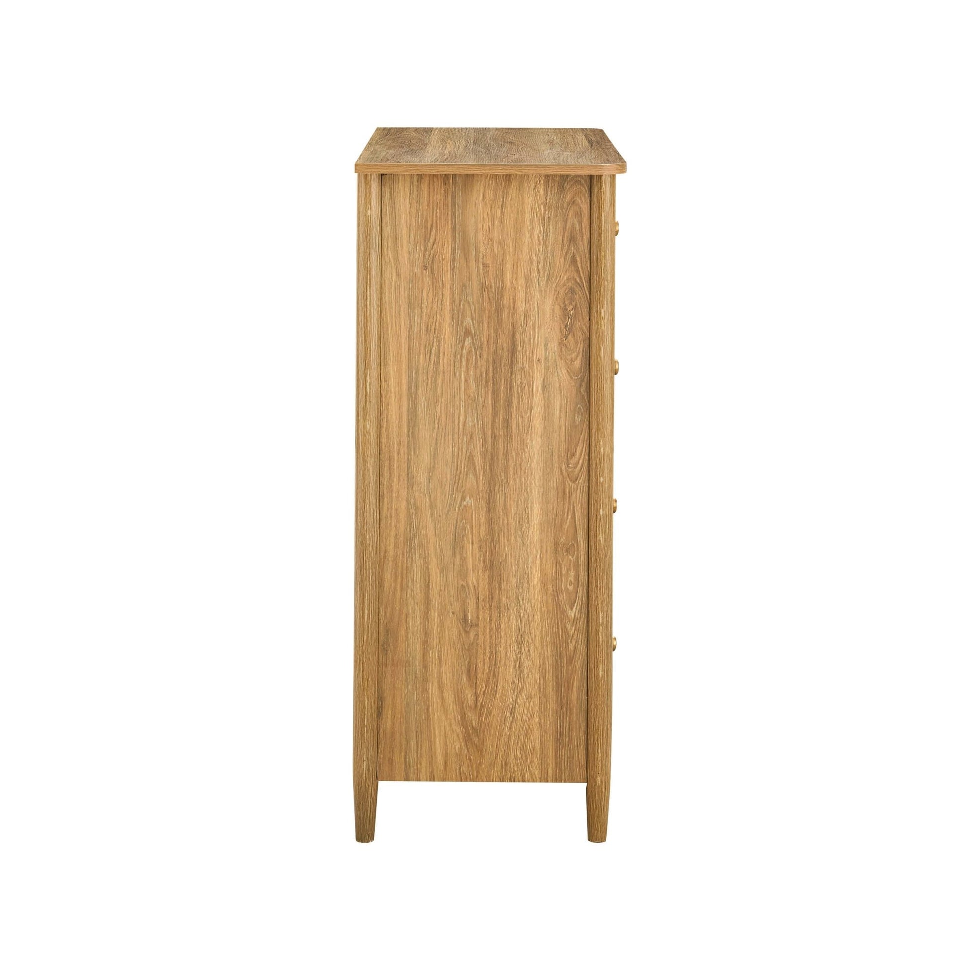 Betty 5 Drawer Chest - Light Wood - DUSK