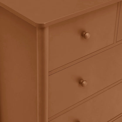 Betty 5 Drawer Chest - Orange - DUSK