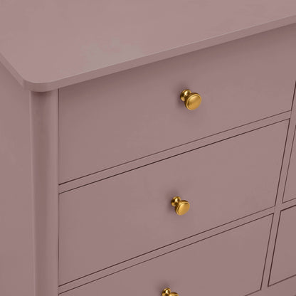 Betty 6 Drawer Chest - Dusty Mauve - DUSK