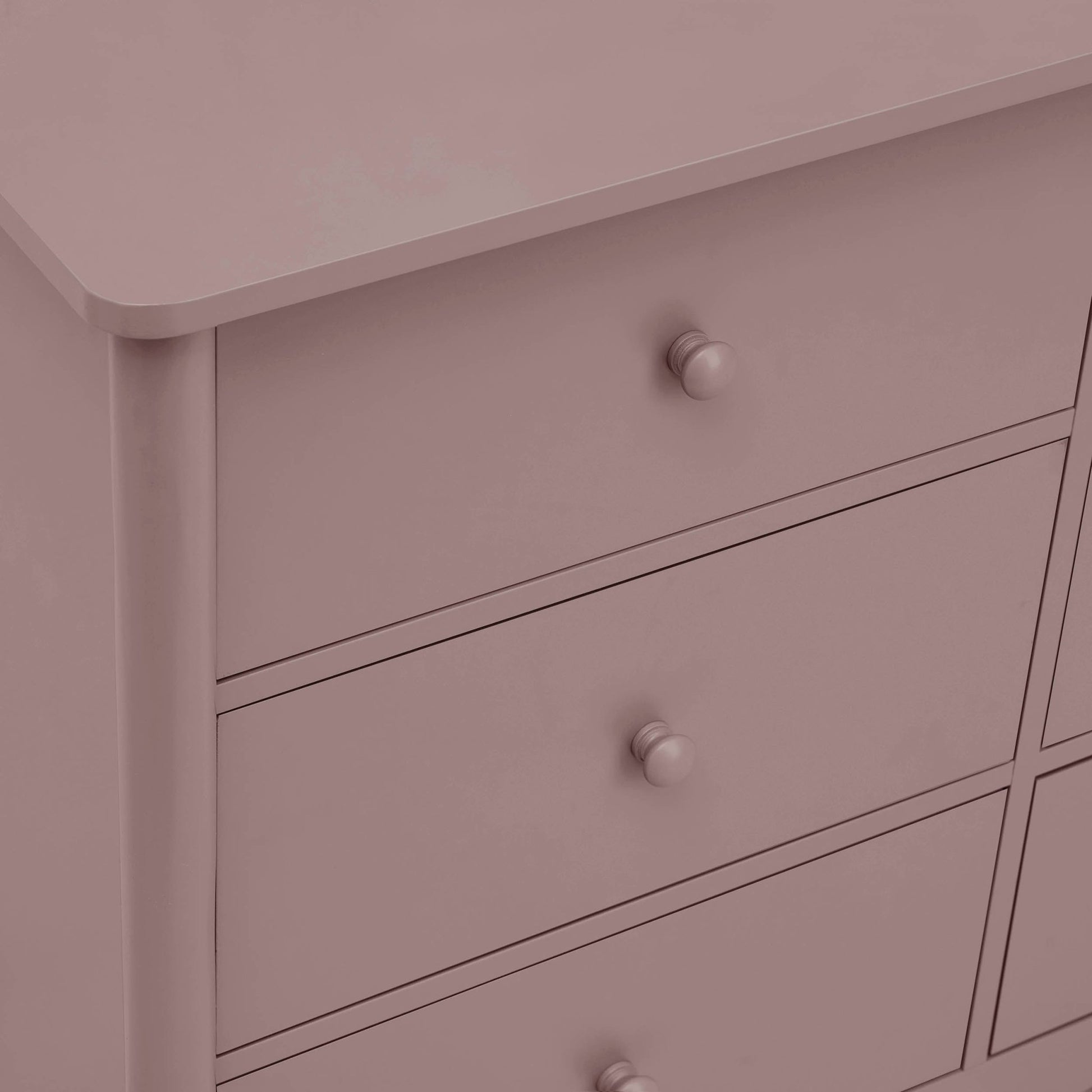 Betty 6 Drawer Chest - Dusty Mauve - DUSK