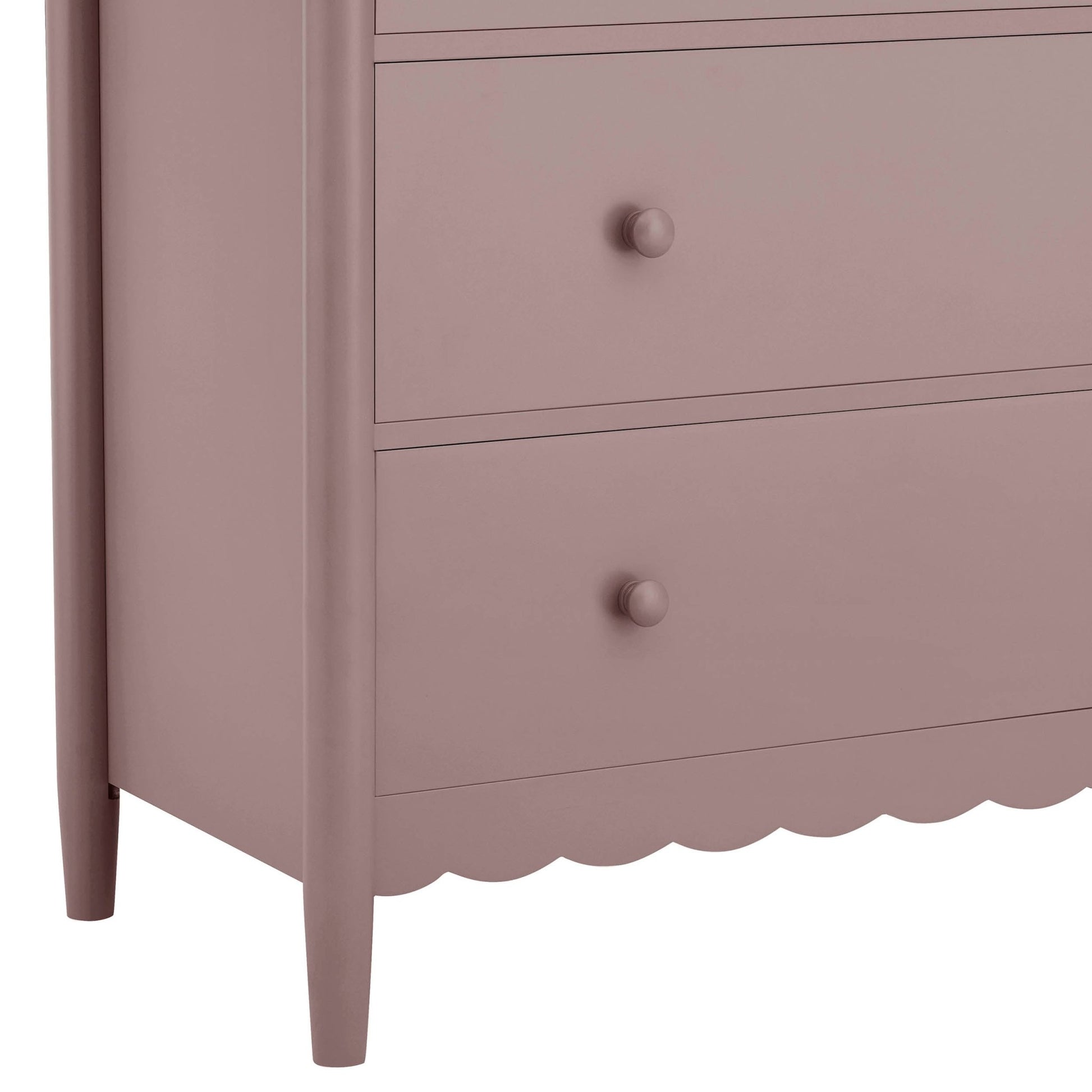 Betty 6 Drawer Chest - Dusty Mauve - DUSK