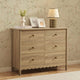 Betty 6 Drawer Chest - Light Wood - DUSK