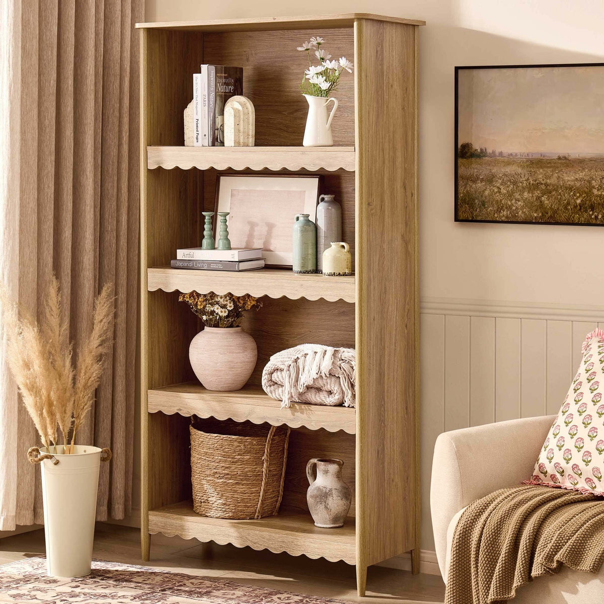 Betty Bookshelf - Light Wood - DUSK
