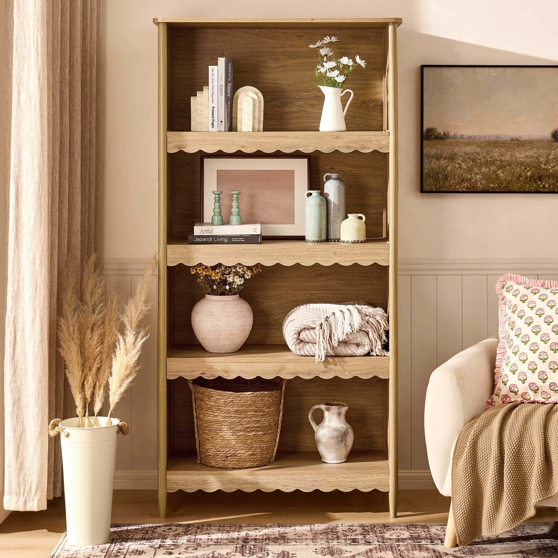 Betty Bookshelf - Light Wood - DUSK