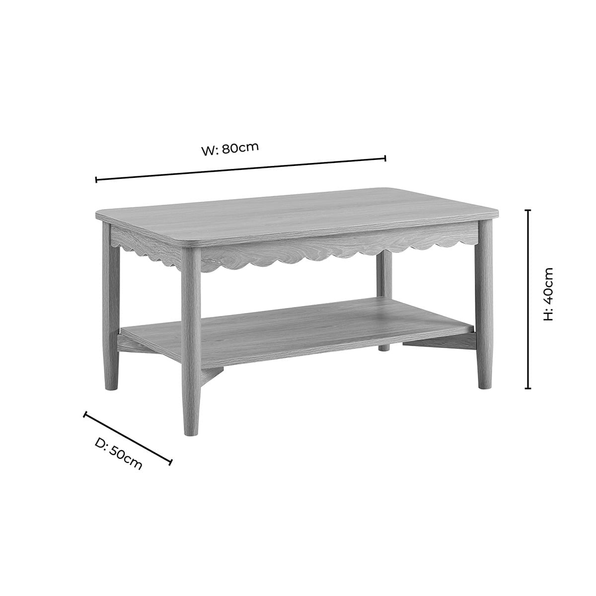 Betty Coffee Table - Sky Blue - DUSK