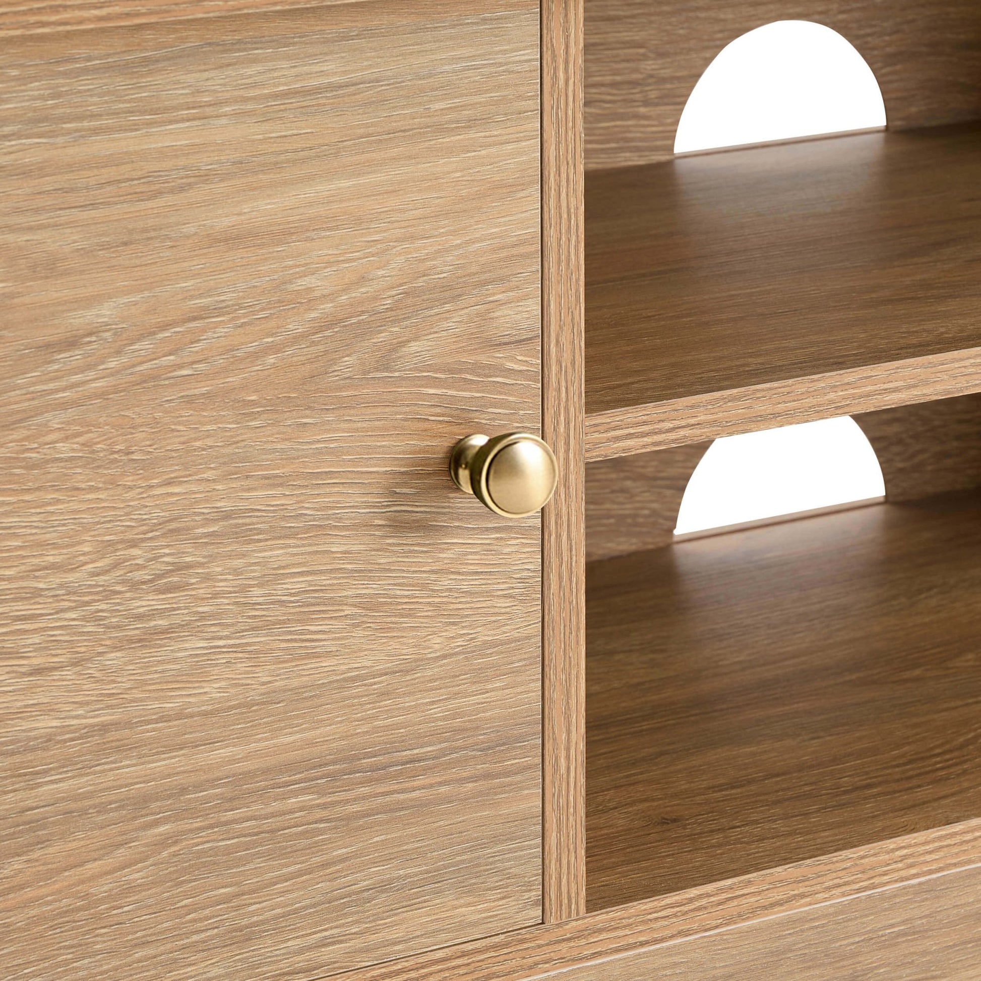 Betty Tv Unit for TVs up to 60" - Light Wood - DUSK
