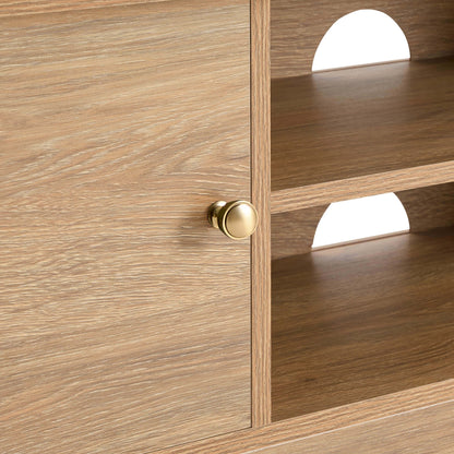 Betty Tv Unit for TVs up to 60" - Light Wood - DUSK