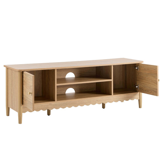 Betty Tv Unit for TVs up to 60" - Light Wood - DUSK