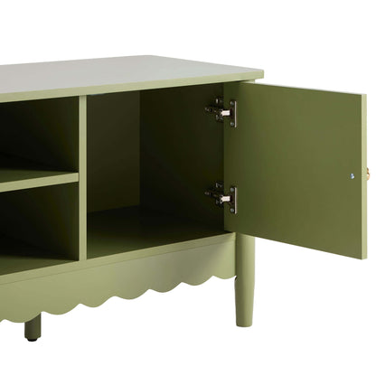 Betty Tv Unit for TVs up to 60" - Olive - DUSK