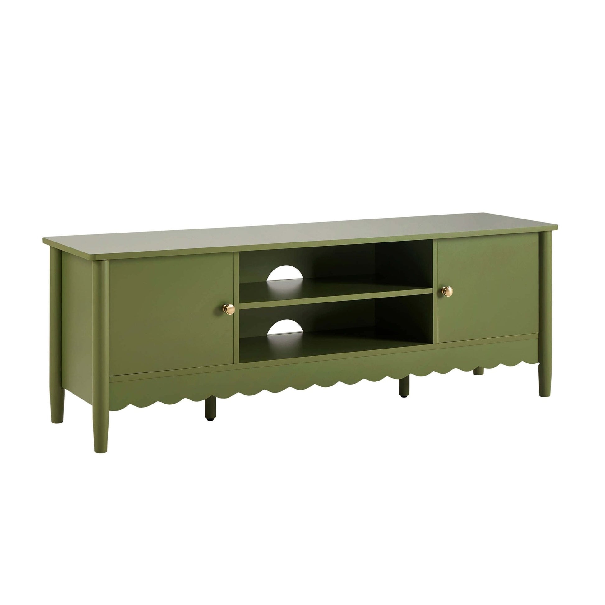 Betty Tv Unit for TVs up to 60" - Olive - DUSK
