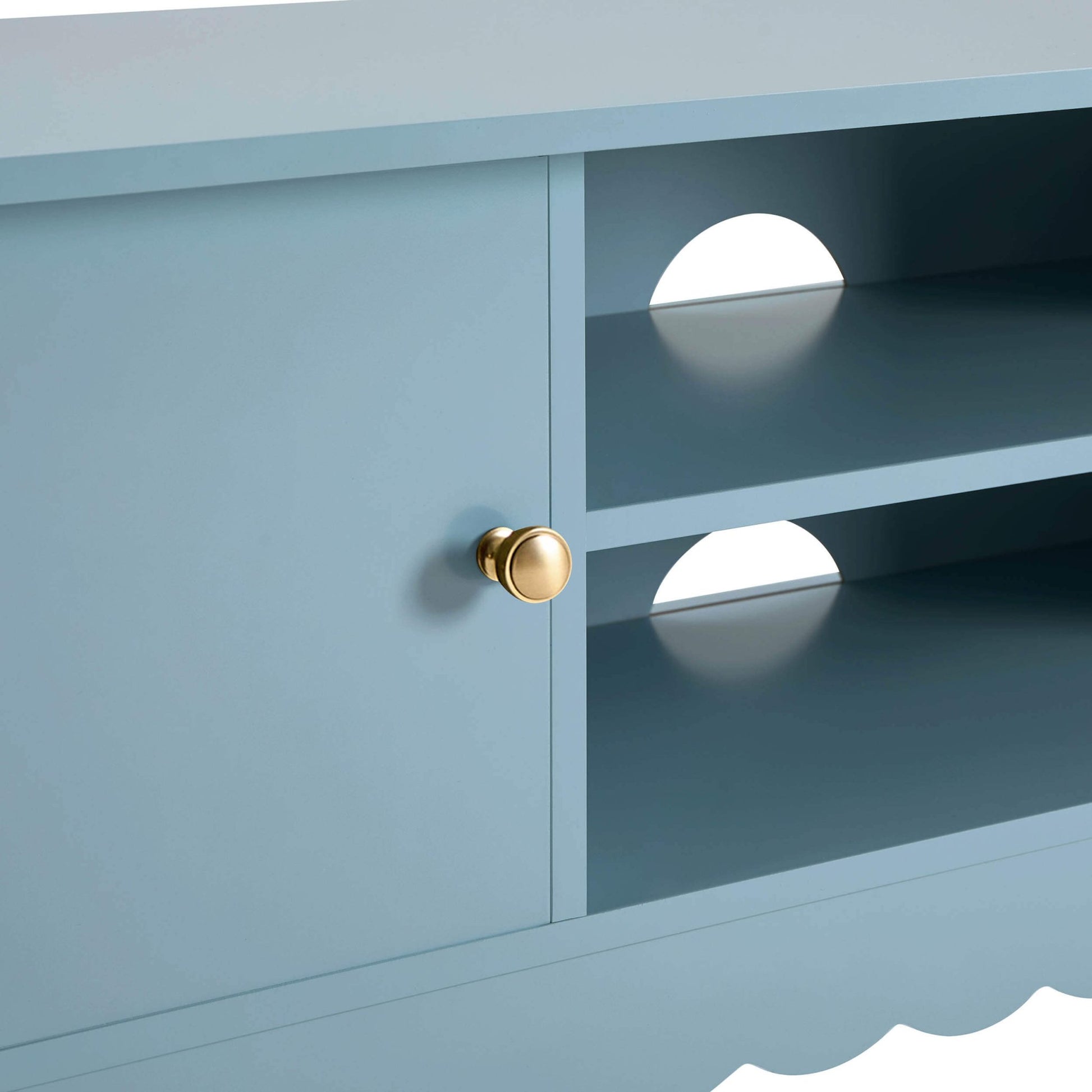 Betty Tv Unit for TVs up to 60" - Sky Blue - DUSK