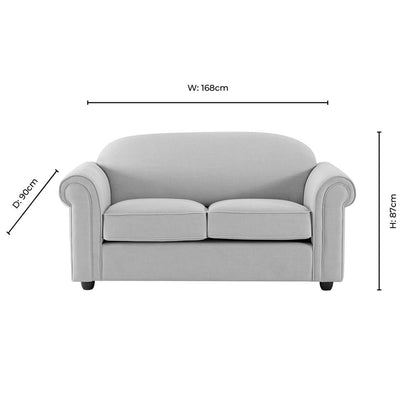 Beverley 2 Seater Sofa - Beige - DUSK