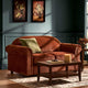 Beverley 2 Seater Sofa - Chenille Dark Rust - DUSK