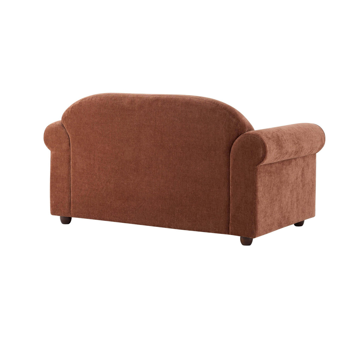 Beverley 2 Seater Sofa - Chenille Dark Rust - DUSK