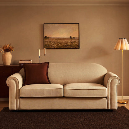 Beverley 3 Seater Sofa - Beige - DUSK
