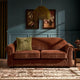 Beverley 3 Seater Sofa - Chenille Dark Rust - DUSK