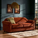 Beverley 3 Seater Sofa - Chenille Dark Rust - DUSK