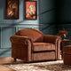 Beverley Loveseat - Chenille Dark Rust - DUSK