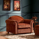 Beverley Loveseat - Chenille Dark Rust - DUSK