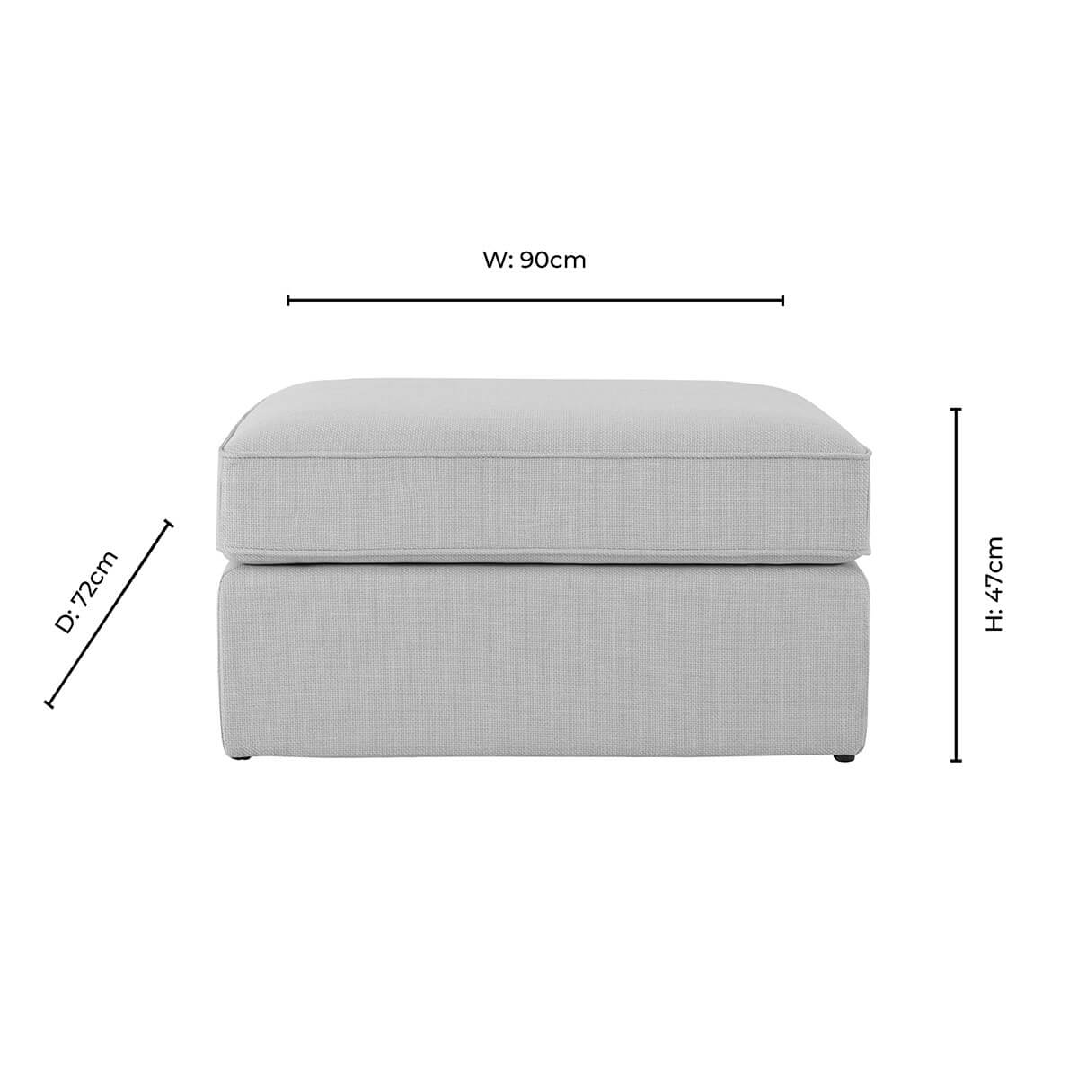 Beverley Pouffe - Beige - DUSK