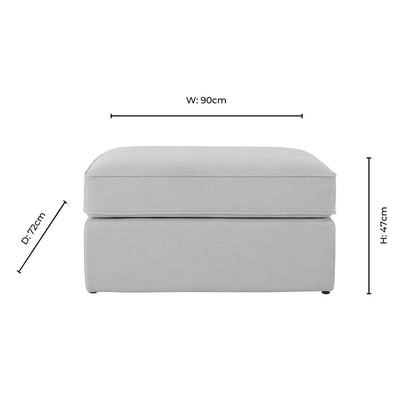 Beverley Pouffe - Beige - DUSK
