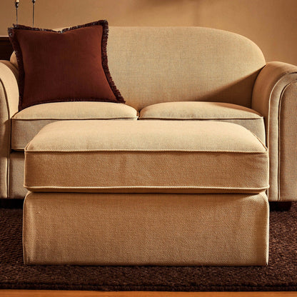 Beverley Pouffe - Beige - DUSK