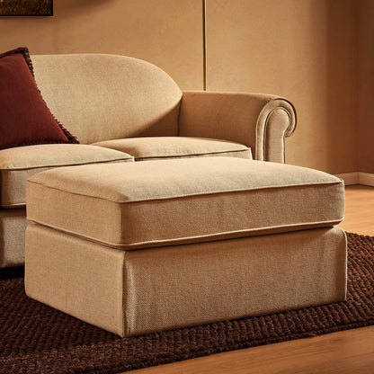 Beverley Pouffe - Beige - DUSK