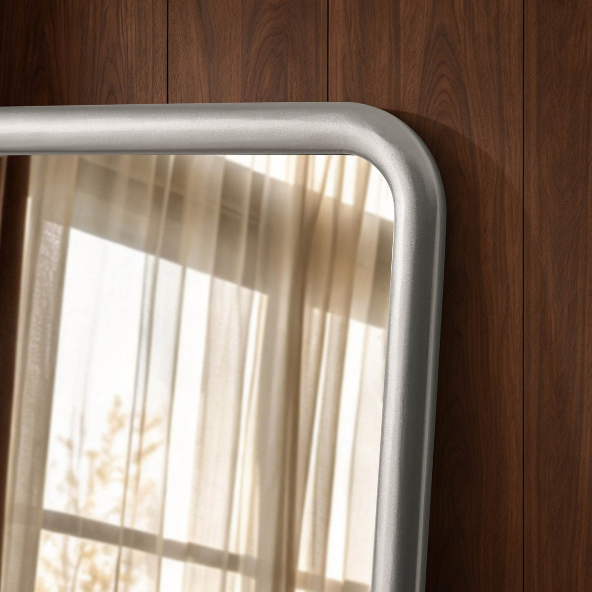 Bianca Bubble Frame 70 x 170cm Rectangle Mirror - Silver - DUSK