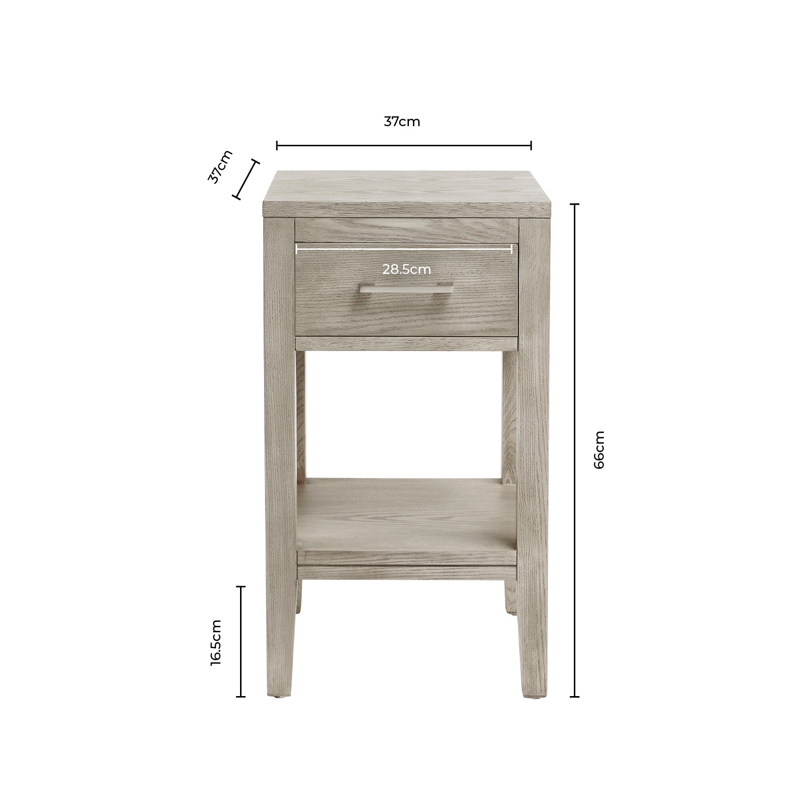 Blair 1 Drawer Nightstand - Ash - DUSK