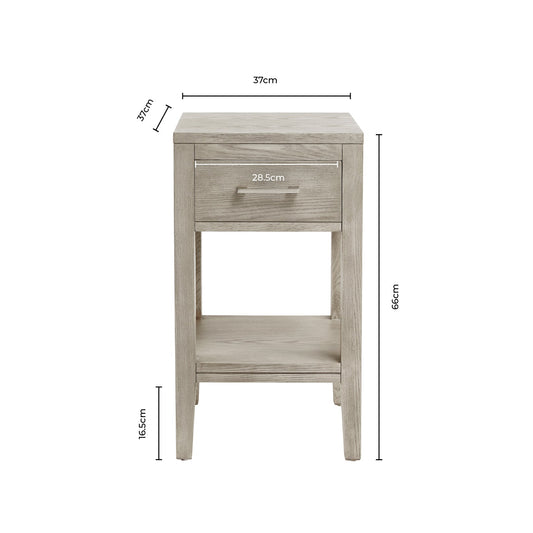 Blair 1 Drawer Nightstand - Ash - DUSK