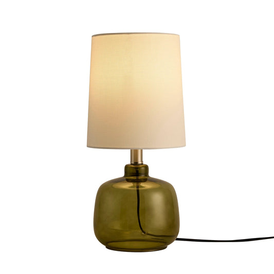 Blanco Glass Table Lamp - Bottle Green - DUSK