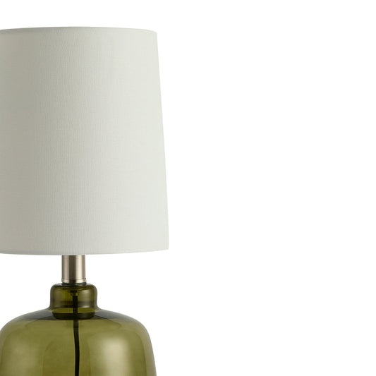 Blanco Glass Table Lamp - Bottle Green - DUSK