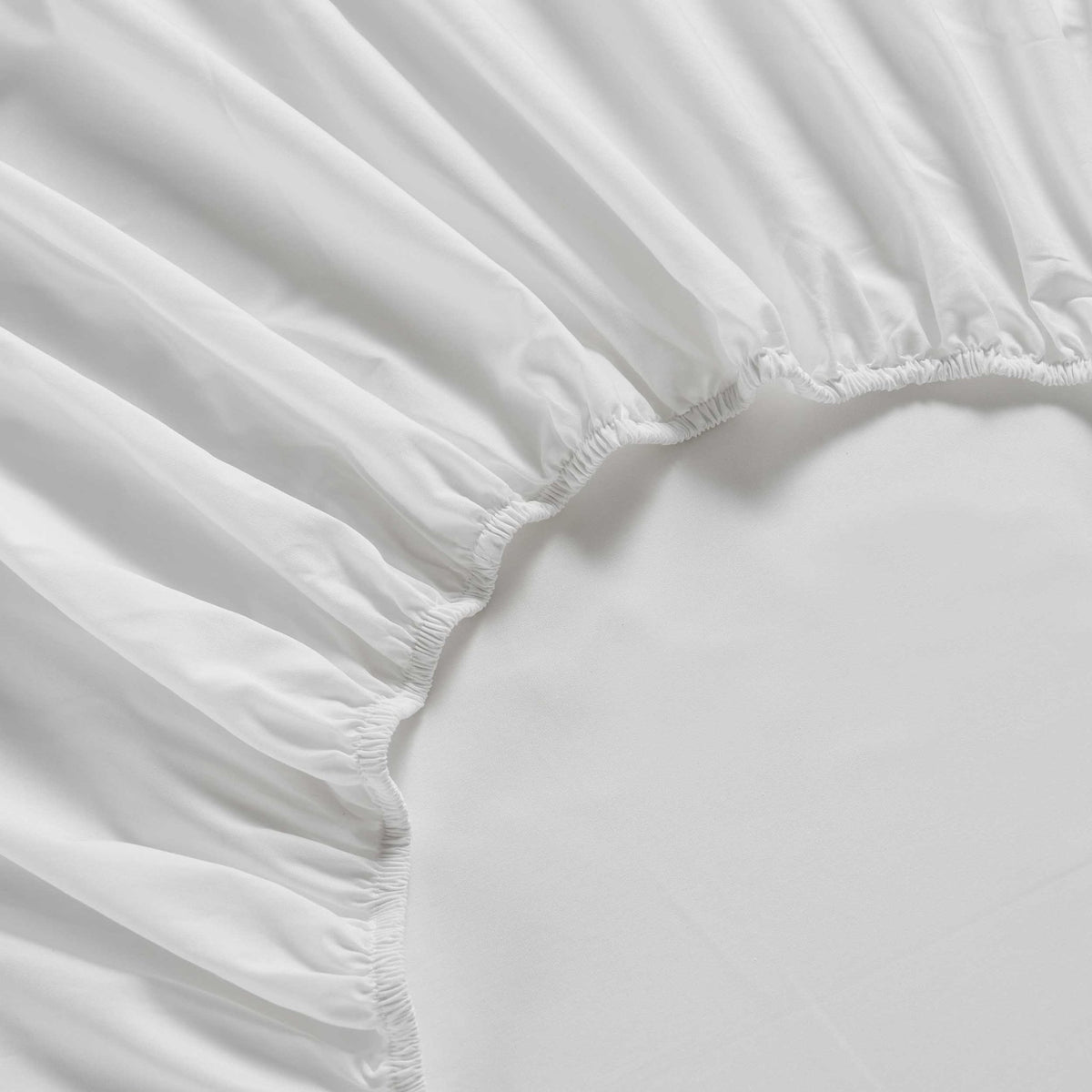Bloomsbury 1000 Thread Count Fitted Sheet - White - DUSK