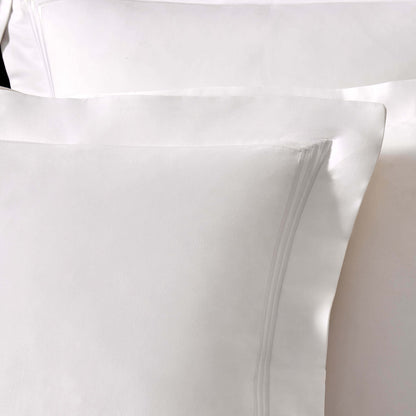 Bloomsbury 1000 Thread Count Pair of Oxford Square Pillowcases - White - DUSK
