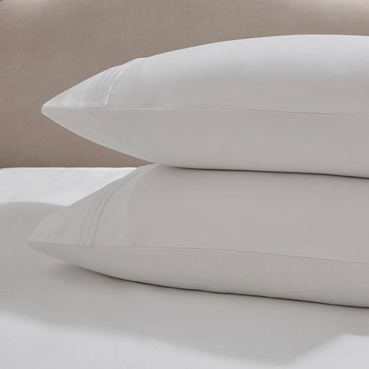 Bloomsbury Classic Pillowcase Standard - White - DUSK