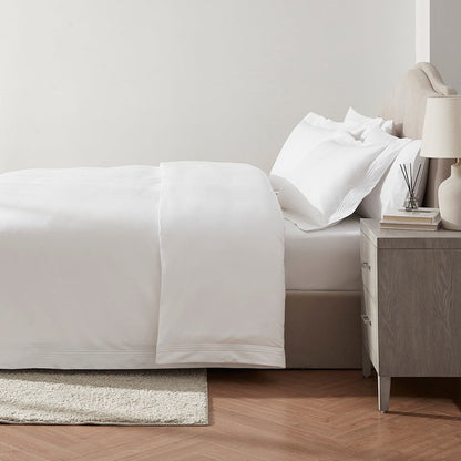 Bloomsbury Oxford Pillowcase Standard - White - DUSK