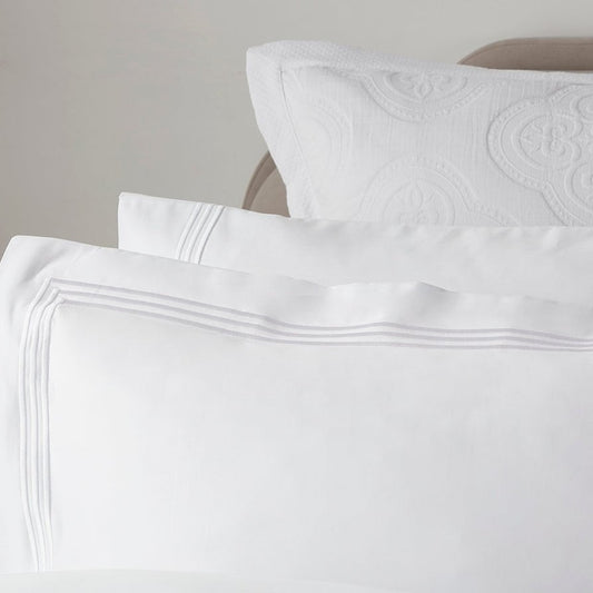 Bloomsbury Oxford Pillowcase Standard - White - DUSK