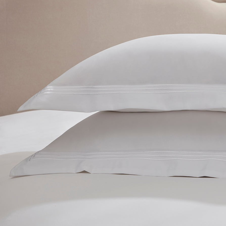 Bloomsbury Oxford Pillowcase Standard - White - DUSK
